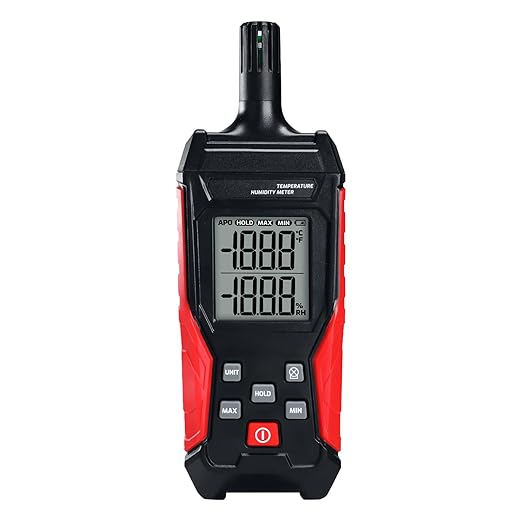 Temperature Humidity Meter, Digital Hygrometer Temperature Indoor and Outdoor by Unknown