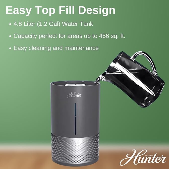 HHE150 Hunter Aspire 4.8L Evaporative Humidifier - Image 9