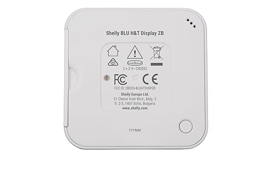 Shelly BLU H&T Display ZB Black, E-Paper Display, Home Assistant, Google Home - Image 3