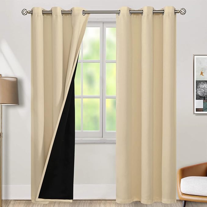 BGment Thermal Insulated 100% Blackout Curtains - Image 2