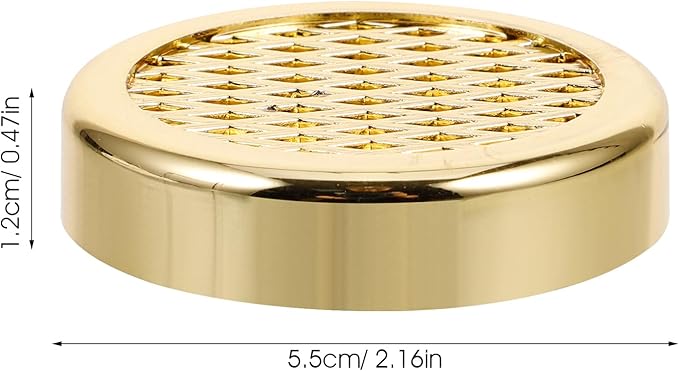 3Pcs Golden Round Humidifier for Humidor, Abs Sponge Humidification Accessory - Image 3