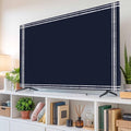 Pure Color Deep Blue Theme Indoor TV Cover, Elastic TV Screen Protector by Unknown