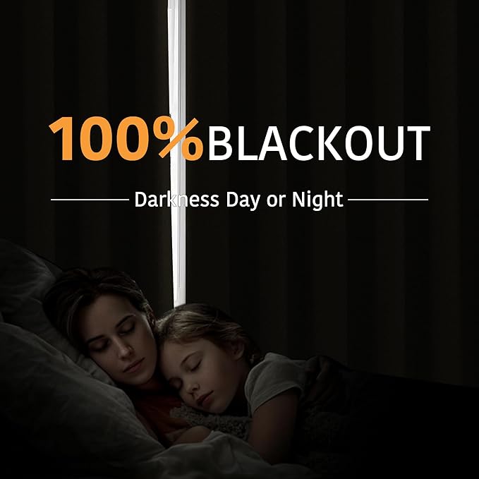 RYB HOME 100% Blackout Door Curtain - Image 3