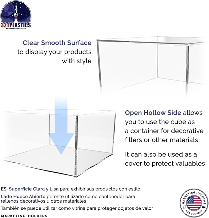 2 Pack Clear Acrylic Display Box - Image 4