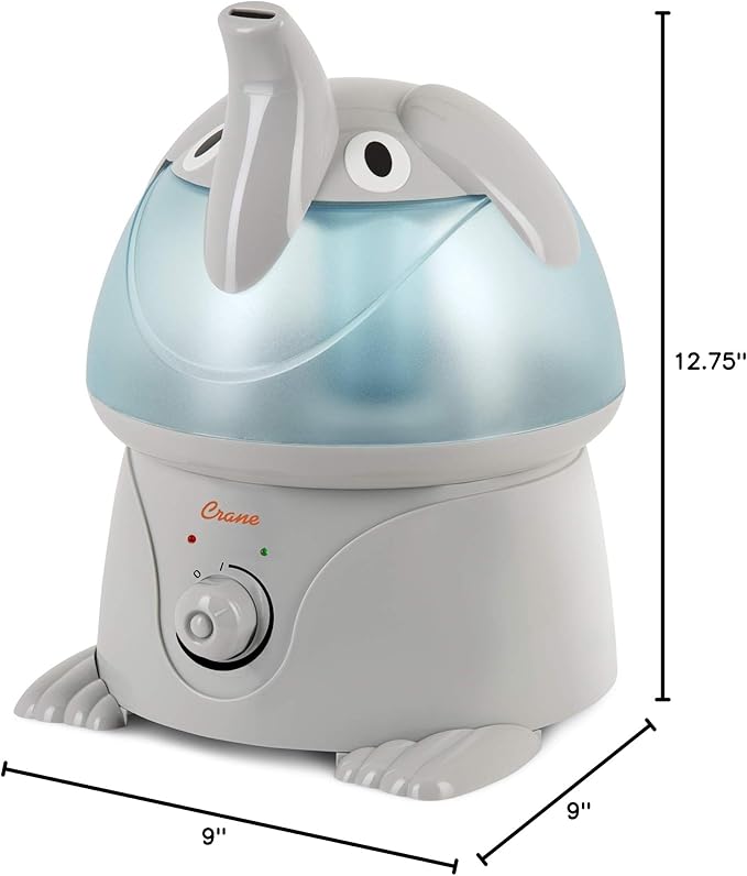 Crane Cute Animal Humidifier for Kids Bedroom and Nursery, Ultrasonic Cool Mist - Image 8