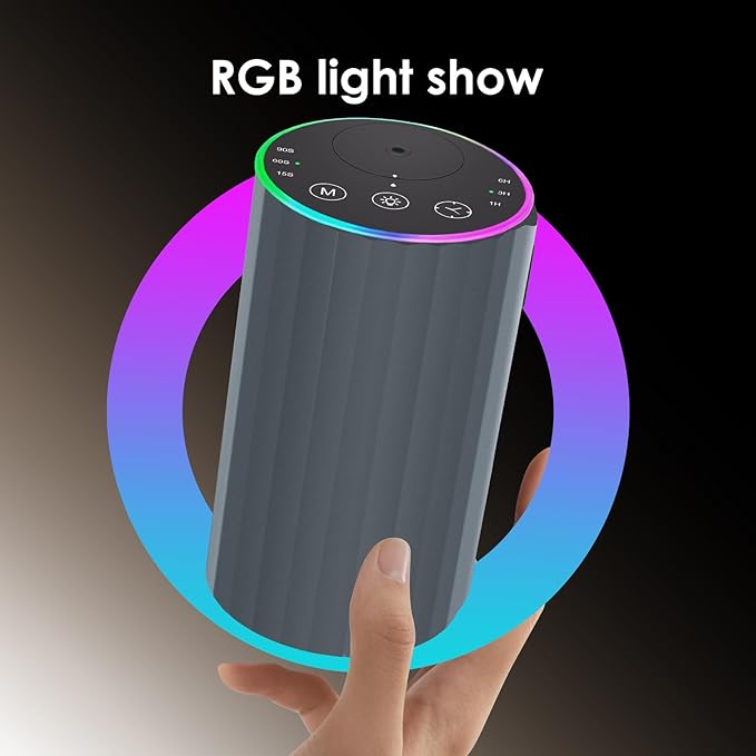 Waterless Essential Oil Diffuser, Battery Powered Mini Scent Air Machine - Image 4