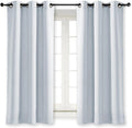 NICETOWN Room Darkening Window Treatment Curtain Energy Smart Thermal Insulated by NICETOWN
