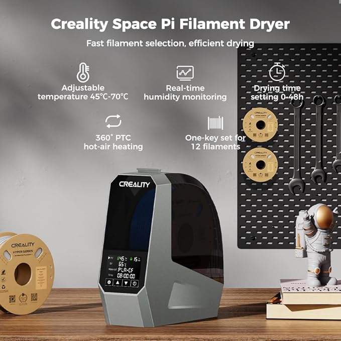 Creality Official Space PI Filament Dryer，3D Printer Filament Dryer Box - Image 3