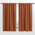 NICETOWN Halloween Blackout Curtain Blinds Window Panels, Burnt Orange Color by NICETOWN
