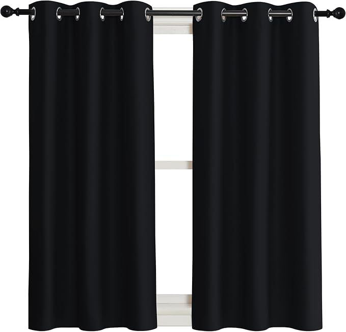 NICETOWN Black Out Curtain Panel Shade, Single Piece, 42 inches Wide by 54 by NICETOWN
