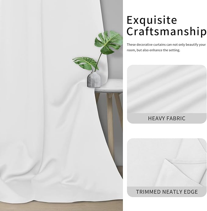 Easy-Going Curtains for Bedroom, Solid Thermal Insulated Grommet and Noise - Image 5