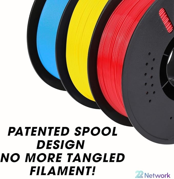 22 Network PLA 3D Printer Filament 1.75mm, 1kg Spool, Dimensional Accuracy - Image 4