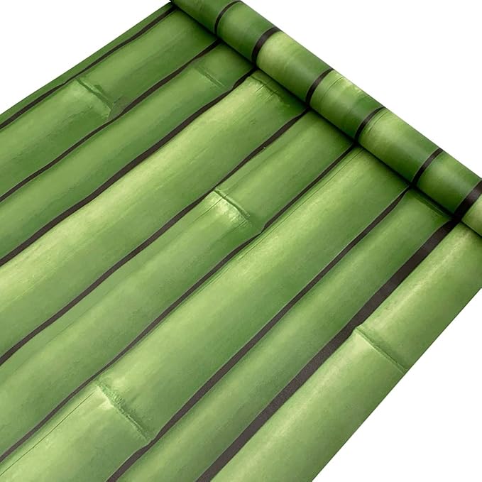 Green Bamboo Shelving Paper Waterproof Shelf and Drawer Liner Refresh Outdoor - Image 3