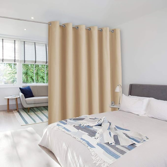 NICETOWN Room Dividers Curtains Screens Partitions, Extra Wide Grommet Top by NICETOWN