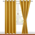 Hiasan Blackout Curtains for Bedroom, 52 x 96 Inches Long by Hiasan