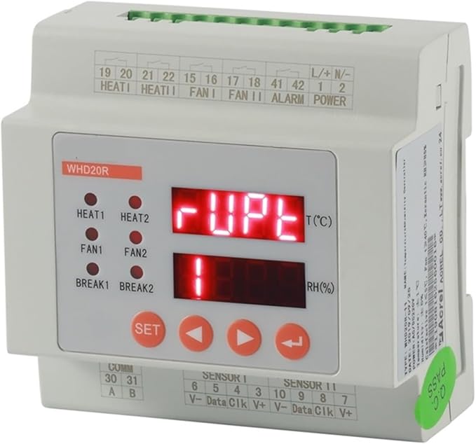 WHD20R-11 Rail Installation Humidity Temperature Controller by Unknown