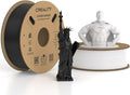 Official CREALITY Hyper PLA Filament 1.75mm Black & White 2KG, 30-600mm/s High by Creality