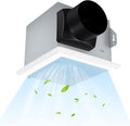 COSTWAY Bathroom Exhaust Fan, Ceiling Mount Ventilation Fan by COSTWAY