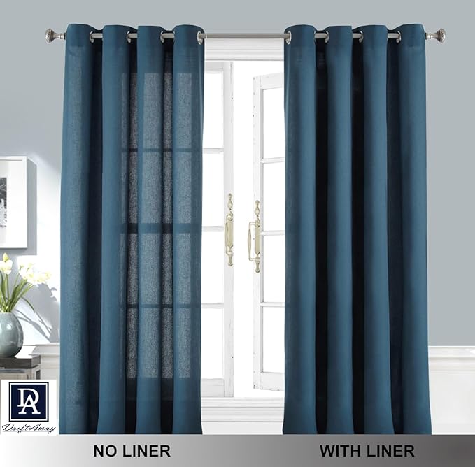 DriftAway Thermal Insulated Blackout Curtain Liner 2 Panels Each Liner Size 50 - Image 7