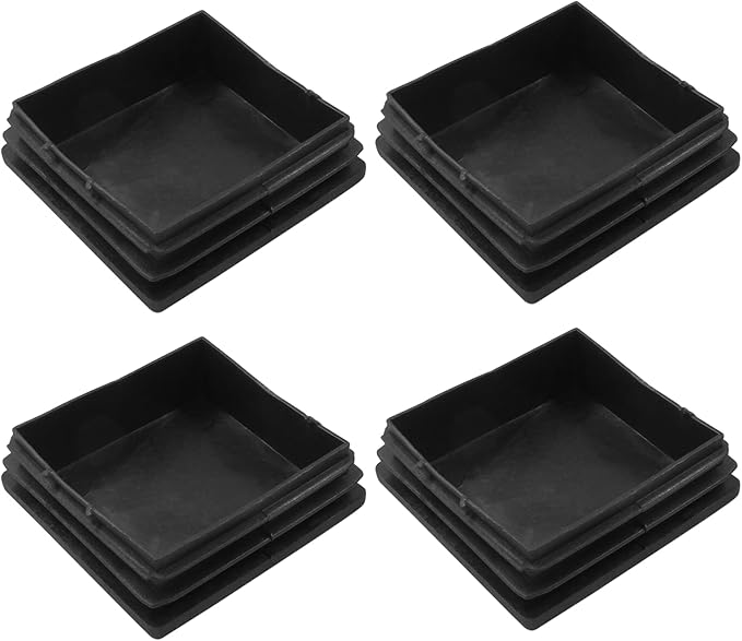 4 Pack 2-3/8" Square Plastic Plugs by Bonsicoky