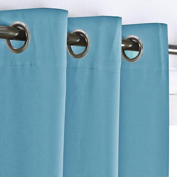 NICETOWN Kitchen Blackout Window Curtain Panel Home Fashion Thermal Insulated - Image 3
