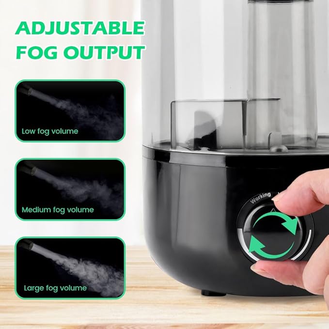 Reptile Humidifier Fogger, 3L Visible Tank Reptile Miste-r - Image 4