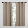 NICETOWN Sleek Blackout Curtains 63 inches Length by NICETOWN