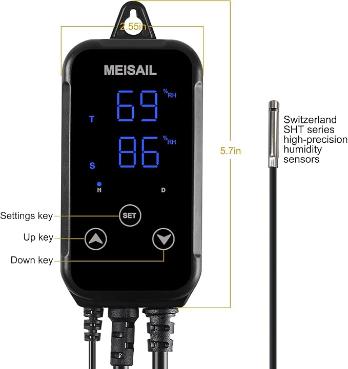 Humidity Controller S20B Humidistat - Image 2