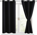 Hiasan Short Blackout Curtains for Bedroom by Hiasan