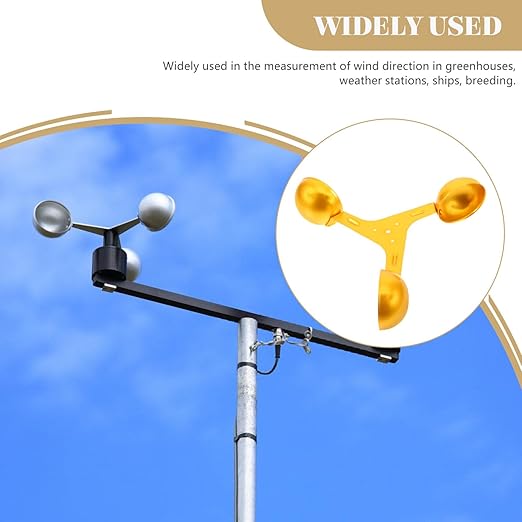 Anemometer Sensor Wind-Speed Monitoring Cup Replacement Aluminum Alloy - Image 3