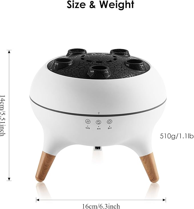 Jellyfish Essential Oil Diffuser, 250ml Ultrasonic Aromatherapy Humidifier - Image 7