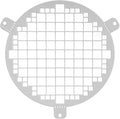 Repa Market 5" Inch White Galvanized Steel Round Crawl Space Vent Grid by RepaMarket