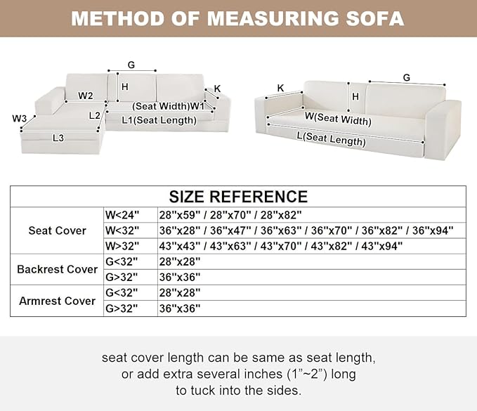 vctops Boho Circle Embroidery Couch Sofa Cover Solid Color Cotton Quilted - Image 7