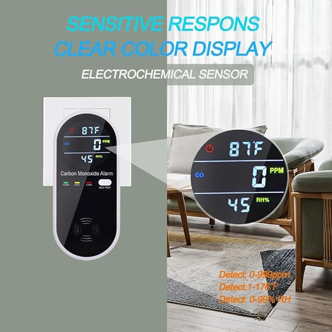 Carbon Monoxide Detectors, Carbon Monoxide Detector Plug in - Image 4