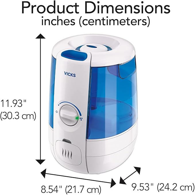 Vicks VUL600C CoolRelief Filter Free Cool Mist Humidifier - Image 6