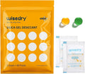 wisedry 5 Gram Food Grade Silica Gel Packs Rechargeable Desiccant Dehumidifiers by wisedry