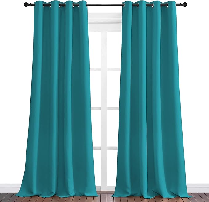 NICETOWN Room Darkening Curtains 96 inch Length 2 Panels, Thermal Insulated - Image 2