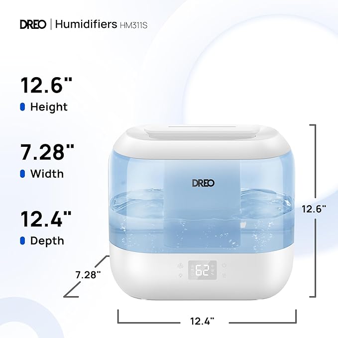 Dreo Smart Humidifiers for Bedroom-Filter Included, Top Fill 4L Humidifier - Image 10