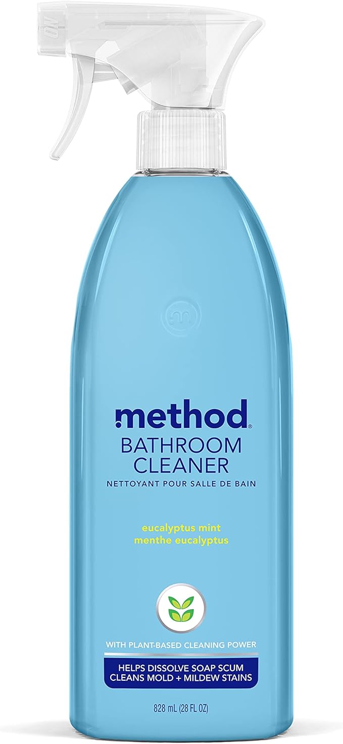 Method Bathroom Cleaner, Removes Mold + Mildew Stains, Eucalyptus Mint by method