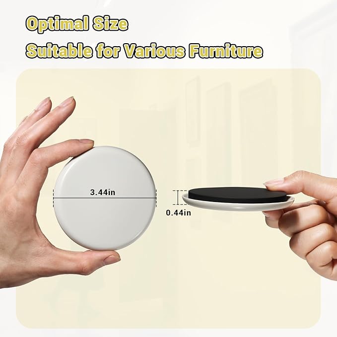 HOME MASTER HARDWARE 3-1/2" Furniture Sliders - Image 3