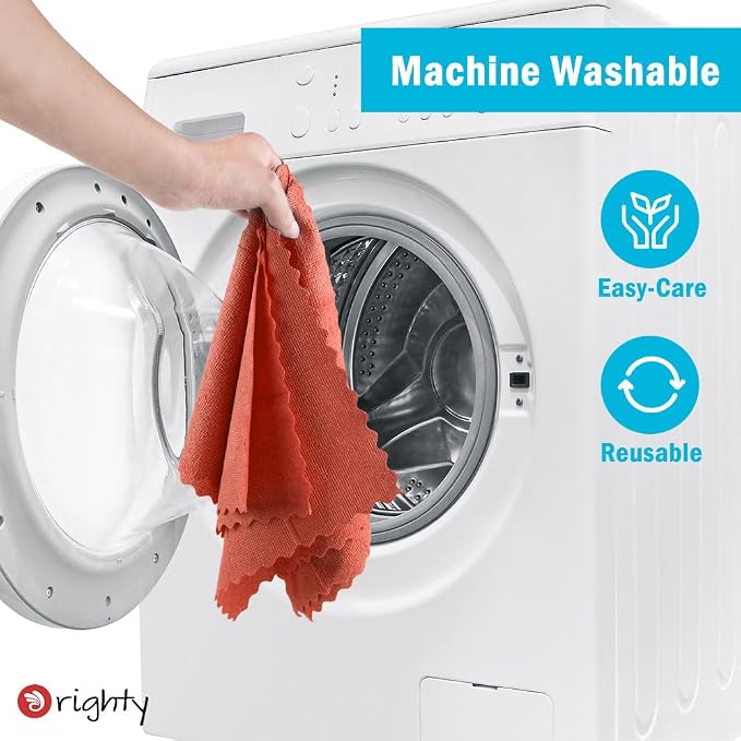 Orighty Microfiber Cleaning Cloth, 5 Pack Highly Absorbent Cleaning Rags - Image 6