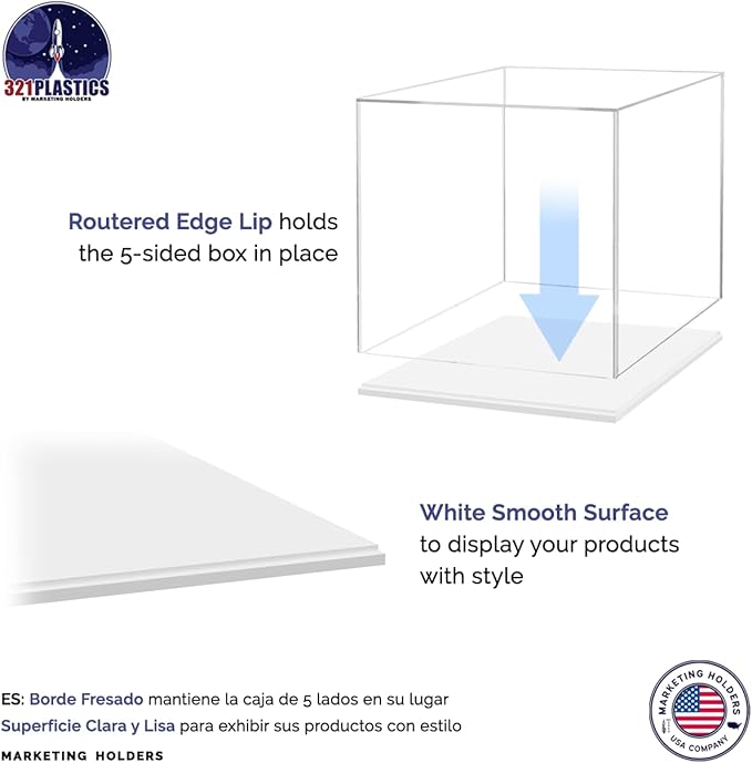 10" x 10" Clear Acrylic Display Box - Image 4