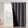 NICETOWN 100% Blackout Privacy Curtain, Room Divider, Closet Door Cover by NICETOWN