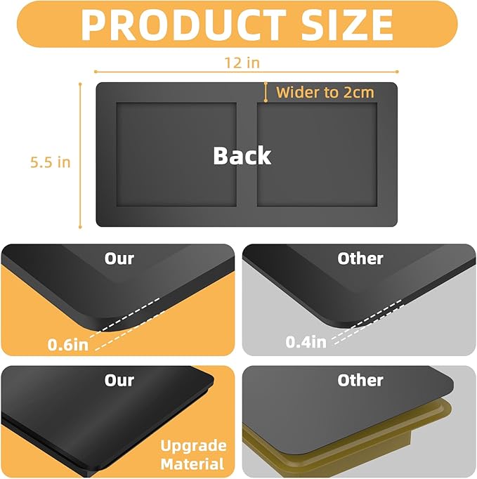 Magnetic Vent Covers for Complete Sealing, 5.5" X 16" for Home Floor, and - Image 2