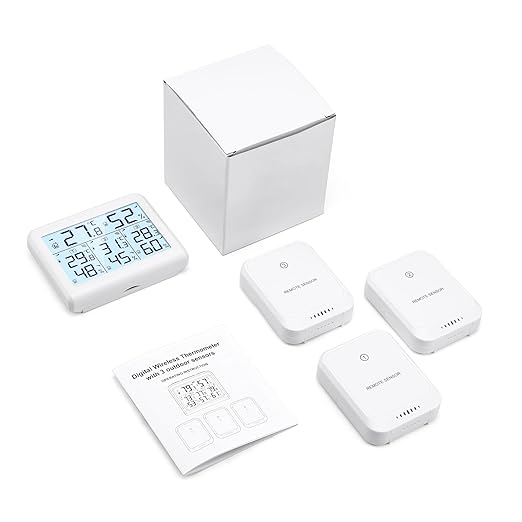 LOFICOPER Indoor Outdoor Thermometer Wireless, Digital Temperature Humidity - Image 9