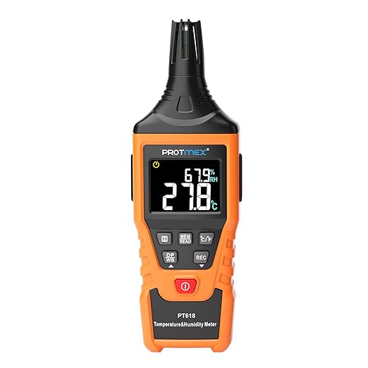 Protmex PT618 Temperature Humidity Meter, Thermometer Hygrometer Monitor by Protmex