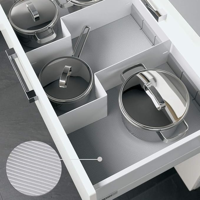 Shelf Liner, Non-Slip Cabinet Liner, Washable Oil-Proof - Image 3