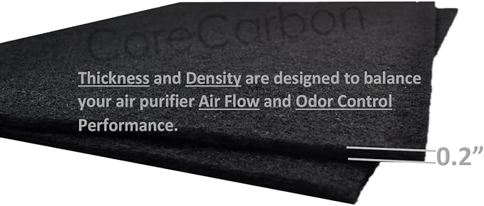 4-Pack Exact Fitment Carbon Pre-Filter Designed to Fit Honeywell True HEPA - Image 7