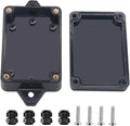 Project Box ABS Black Electrical Boxes IP67 Outdoor Waterproof Box Electronic by Otdorpatio
