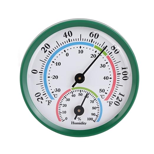Jeanoko Pointer Type Thermometer Hygrometer Indoor Temperature Humidity Meter by Jeanoko